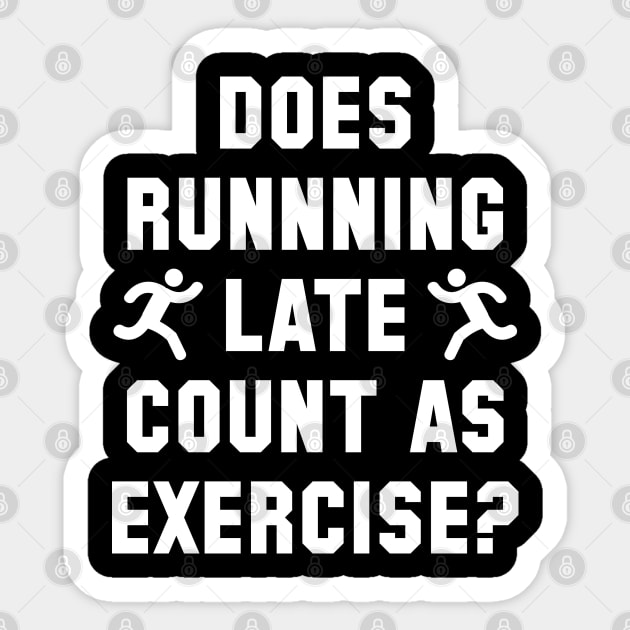 Running Late Sticker by VectorPlanet